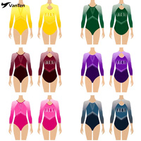 Fabricants de justaucorps de gymnastique pour filles en spandex turquoise ombré personnalisé par sublimation, vêtements d'entraînement pour équipe adulte