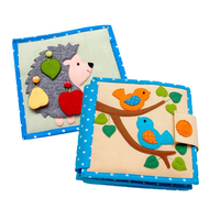 Tableau d'histoires en feutre éducatif pour les tout-petits, kit d'apprentissage pour développer le vocabulaire et reconnaître les objets