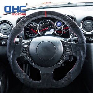 Volante de Fibra de Carbono 100% R35 para <span class=keywords><strong>Nissan</strong></span> <span class=keywords><strong>GTR</strong></span> R35 R 35 Coupé Escape Ohc Motors Volantes - Product Image 3