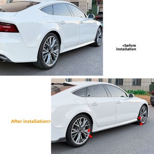 Minigonne laterali per auto, spoiler per carrozzeria, kit di modifica per <span class=keywords><strong>Audi</strong></span> <span class=keywords><strong>A7</strong></span>/S7/C7/S-Line (2011-2017) per lo styling esterno - Product Image 4