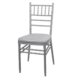Chaise en plastique portable pour salle à manger en plein air <span class=keywords><strong>avec</strong></span> dossier pour hôtels, mariages, banquets, fêtes ou salon - Product Image 2