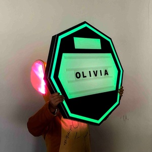 Tùy chỉnh thiết kế logo VIP tin nhắn hiển thị giá glorifier Presenter <span class=keywords><strong>LED</strong></span> chữ marquee Đăng Board cho bar Đảng - Product Image 2