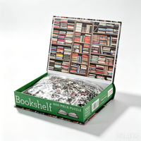 Puzzle de 1000 pièces sur le thème de la bibliothèque pour adultes, puzzle en papier de qualité supérieure, fabricant OEM ODM sur mesure en gros