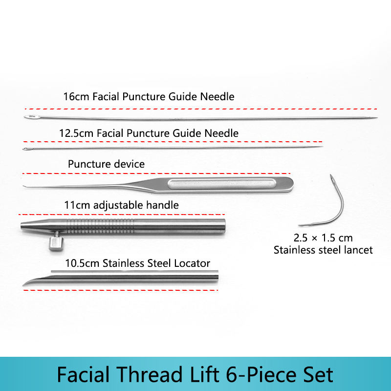 Ensemble de 6 fils tenseurs pour lifting facial