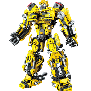 Nieuwkomers 8in2 Educatieve Abs Plastic Constructie Speelgoed <span class=keywords><strong>Robot</strong></span> Auto Bouwsteen Sets 1:8 Schaalmodel Voor Unisex Leeftijd 14 + - Product Image 2