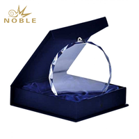 Noble cristal verre prix médaille Souvenir prix boîte-cadeau emballage médailles vierges Plaques