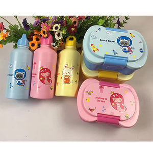 LingHui Microwave Safe BPA Free Cute Bento Lunch Box Portable Divided Food <strong>Container</strong> Built-in Cutlery Leak Proof <strong>Plastic</strong> <strong>Lid</strong> - Product Image 6