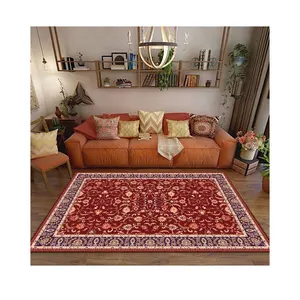 热卖机器制造美国复古风格客厅地毯土耳其地板地毯摩洛哥地区地毯