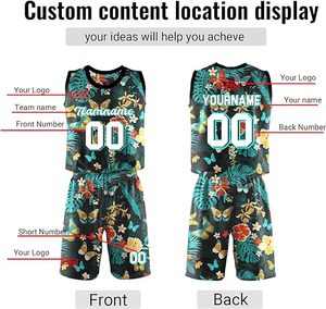 Fabrika özelleştirme nefes profesyonel basketbol giysileri özel tasarım süblimasyon basketbol forması - Product Image 2
