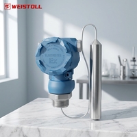 Jauge de niveau hydrostatique de type câble Weistoll en acier inoxydable et ABS avec portée de 100 m, protection IP68, précision de 0,25 % FS
