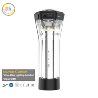 Lampes LED de paysage HEX-13, étanches IP55, en plastique/acrylique, batterie au lithium, à intensité variable, température de couleur multiple, montage mural extérieur
