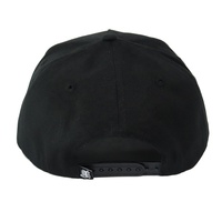 Topi Baseball Snapback 5 Panel Berkualitas Tinggi Warna Hitam Hijau Dua Nada, Pinggiran Melengkung, Label Sap, Bahan Suede