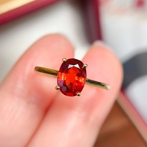 Minimalist style <b>finger</b> <b>ring</b> 18k gold women's daily use <b>ring</b> high-end ruby <b>ring</b> as gift for Girlfriend - Product Image 3