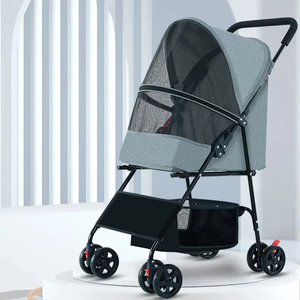 Chất Lượng Cao An Toàn Đóng Mở Có Thể Gập Lại 4-Bánh Xe Xe Đẩy Thú Cưng Sang Trọng Ngoài Trời Không Thấm Nước Hãng Hàng Không Đã Được Phê Duyệt Công Suất Lớn Con Chó Mèo - Product Image 1