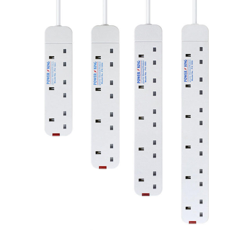 Wholesale 3/4/5/6 Ways Ac Outlets,Uk 3000w Extension Wire Socket,Ac 100-250v Extension Sockets Cords For Home Appliances