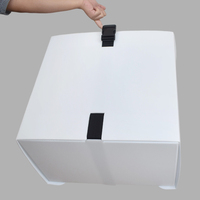 Boîte de livraison creuse pour moto, boîte de livraison pour scooter, boîte de livraison de repas rapides pour moto