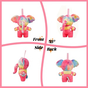 Elefante de Peluche Premium Adorable para el Mercado Estadounidense, Elefante de Peluche Ultra Rainbow para Niños Pequeños - Product Image 3