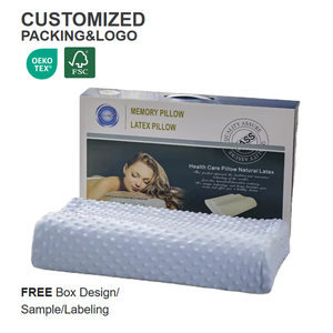 Tùy chỉnh thoải mái cổ tử cung cổ phần còn lại giường ngủ breathablecontour Gối làm mát chỉnh hình sóng Bộ nhớ bọt gối - Product Image 1