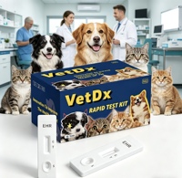 Kit de test rapide de relaxation canin (RLN) pour la détection de la gestation chez le chien – Dispositif vétérinaire de diagnostic de gestation