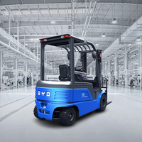 Chine BYD chariot élévateur tout électrique station rack stacker 1.5 tonnes 2 tonnes 3 tonnes fourche électrique stackers pour entrepôts