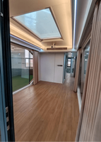 Nouvelle conception de maison capsule spatiale de 40 pieds, maison préfabriquée en conteneur pour le glamping, les bureaux et la vie moderne