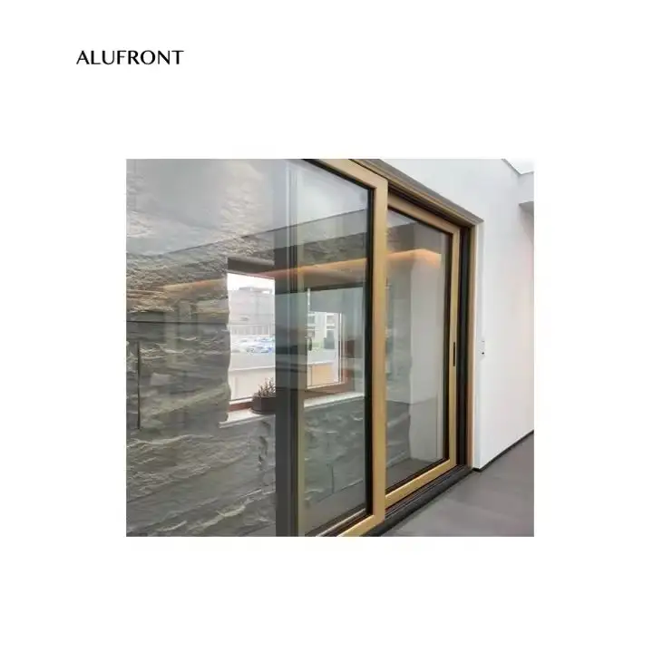 알루미늄 프레임/나무 프레임 슬라이딩 유리 창 접는 문