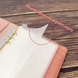 ตัวแบ่งแ<span class=keywords><strong>ท</strong></span>็บน้ำค้างแข็งแบบ A5ตัวยึดแบบหลวมๆหน้า<span class=keywords><strong>เติม</strong></span>พลาสติก PP มี6<span class=keywords><strong>รู</strong></span> - Product Image 2