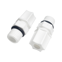 Sistema de purificación de agua, conectores macho de rosca de 1/4 pulgadas, accesorios de tubo O.D JACO, piezas de filtro de sistema de agua, 1/4