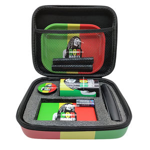 カスタム スモーク キット、ローリングトレイ、タバコジャー、ハーブグラインダー、デジタルスケール、ローリングマシン付き 6点セット 多機能喫煙セット - Product Image 3