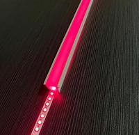2023 nouvelle série de diffuseurs de canaux LED en silicone intégrés à la lumière RVB