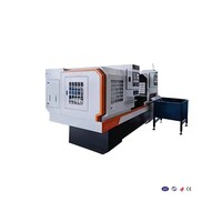 Tour à double tourelle automatique de haute précision de 2 m pour machines agricoles, machines-outils CNC pour métaux, fabriqué en Chine
