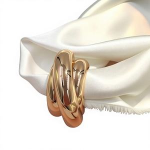 Bottoni in Metallo Regolabili con Fibbia, Produttori di Connettori Metallici Dorati, Decorazioni per Sciarpe - Product Image 1