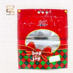Factory Price High Quality Laminated Material Christmas Gift Candy Packaging Bag