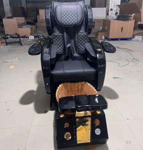 Garra rufa แบบไม่มีท่อประปาชุดฟรีชุดเฟอ<span class=keywords><strong>ร์</strong></span>นิเจอร์ร้านเสริมสวยพร้อมทำเล็บสีฟ้าเล็บเท้าเก้าอี้สปา - Product Image 2