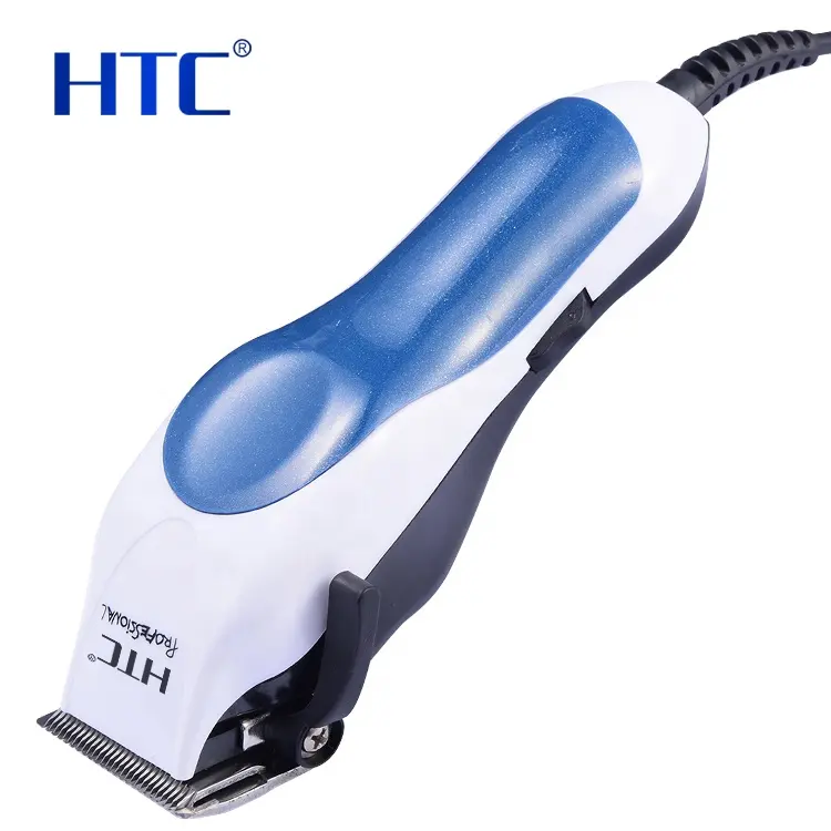 HTC CT-368 강력한 파워 유선 헤어 커팅 머신 전자 AC 모터 전문 헤어 클리퍼