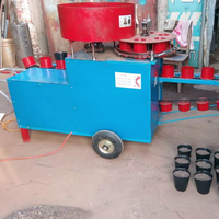 Machines de remplissage de bol nutritif de sol de pépinière de plantes pour le remplissage de bol de fleurs remplissage de semis serre de pot de semis remplissage de sol