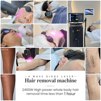 Machine d'épilation laser au platine, titane, dernière génération, certifiée CE, diode laser médicale, triple ondes, 800W-2000W, Ice 808nm