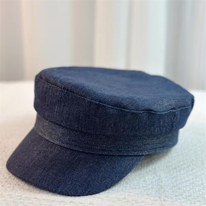 Gorra <span class=keywords><strong>de</strong></span> Visera Informal <span class=keywords><strong>de</strong></span> Mezclilla, Color Sólido, Estilo Vintage, Versátil, Boina Urbana, Gorra <span class=keywords><strong>de</strong></span> Artista Simple para Uso Diario Unisex - Product Image 6