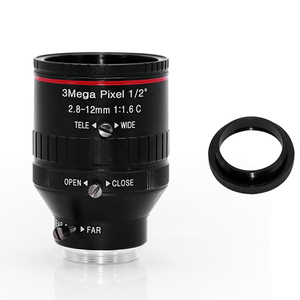 Lente de cámara CCTV 2,8-12mm F1.6 C Montaje 3mp Lente de 1/2 pulgadas HD CCTV Vino - Product Image 1