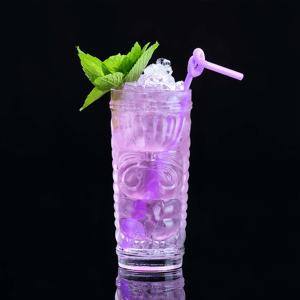 Taza de cerveza de vidrio transparente con cara de <span class=keywords><strong>león</strong></span> y cara de fantasma creativa, tazas de vidrio para leche y café para el hogar - Product Image 3