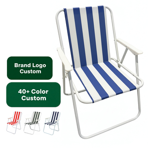 Moderne Opvouwbare Campingstoel Oxford Stof Carbon Stalen Frame-Draagbaar Lichtgewicht Milieuvriendelijk Buitenmeubilair Picknickpark - Product Image 1