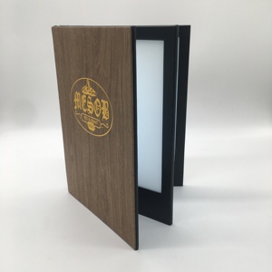 Tùy Chỉnh 2 Trang Đèn Led Chiếu Sáng Menu Cover Cho Câu Lạc Bộ Đêm Khách Sạn Với Kích Thước Khác Nhau - Product Image 5