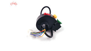 ZHAO HUA Commutateur de signalisation lumineux 3-en-1 pour vélo <span class=keywords><strong>électrique</strong></span>, scooter, VTT, <span class=keywords><strong>quad</strong></span>, klaxon ON/OFF, guidon de 22 mm, moto, noir - Product Image 6