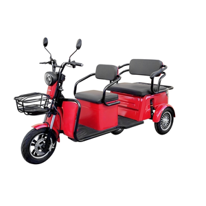 Venta caliente 60V 20AH batería handicap scooter bicicleta remolque triciclo eléctrico con 2 asientos - Product Image 1