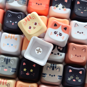 Claviers en forme de chat XDA/M-OA/<span class=keywords><strong>DSA</strong></span>/MAO/Tête d'ours, en PBT, par sublimation, porte-clés multifonctionnel, jouet anti-stress pour adultes - Product Image 6