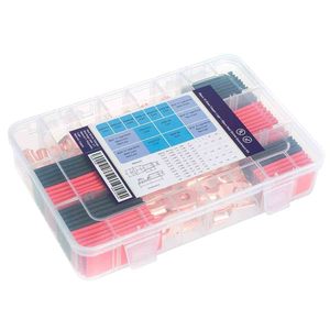 ขั้วต่อสายไฟฟ้าทองแดงสำหรับงานวิศวกรรมเคมี ขนาด 8-79 AWG แบบ Crimp Terminals มาตรฐานอเมริกา ขั้วต่อสายไฟแบบเร็ว 100 ชิ้น - Product Image 3