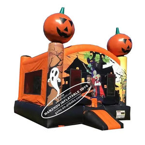 Château gonflable commercial Maison hantée folle Locations de fête d'Halloween - Product Image 1