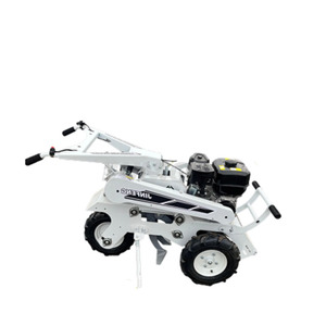 Trinciaerba <span class=keywords><strong>a</strong></span> Benzina Manuale Resistente, Trituratore di Paglia per Diserbo e Miglioramento del Terreno - Product Image 2