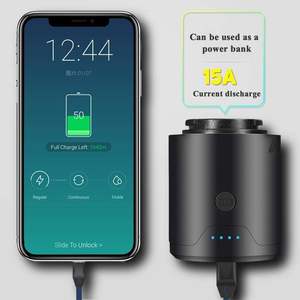 Inflatore elettrico Wireless per pneumatici DC 11.1V Mini pompa ad aria per vuoto zaino e viaggi - Product Image 5