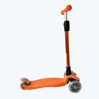 Trottinette Enfant YILIEN LS-306 Nouvelle et Populaire, en Acier, Hauteur Réglable, pour Filles et Garçons, Trois Roues, Roues en PU Lumineuses, Trottinette d'Extérieur